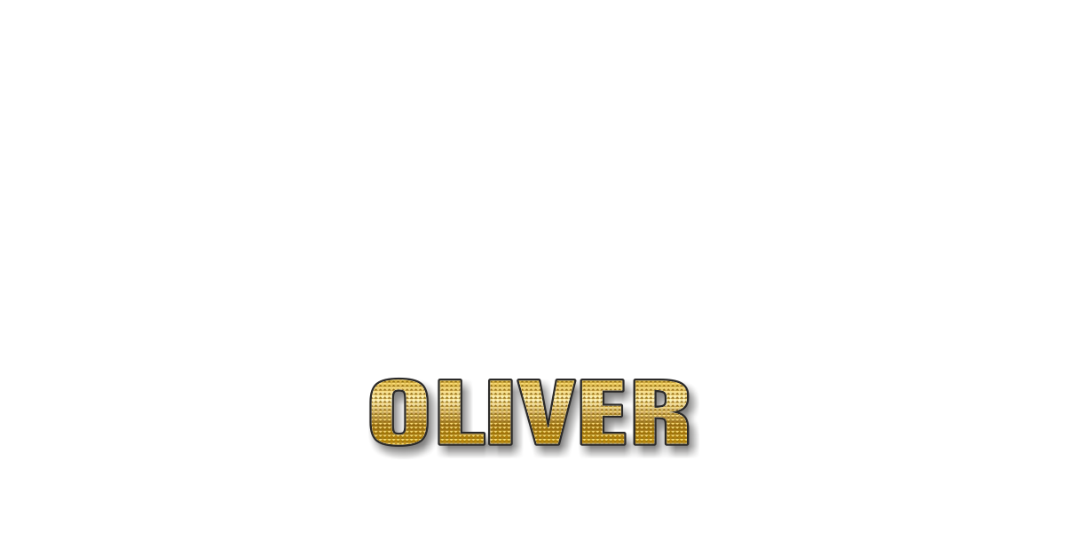 Happy Birthday Oliver Personalized Card for celebrating