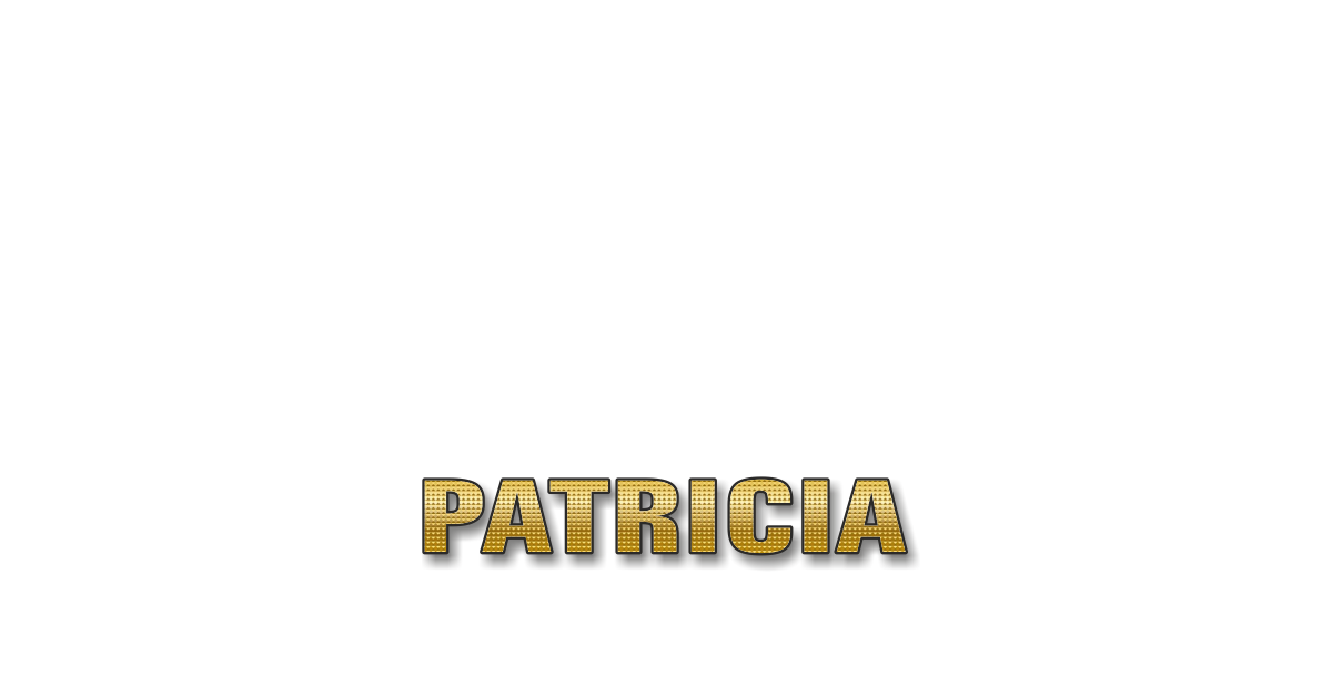 Happy Birthday Patricia Personalized Card for celebrating
