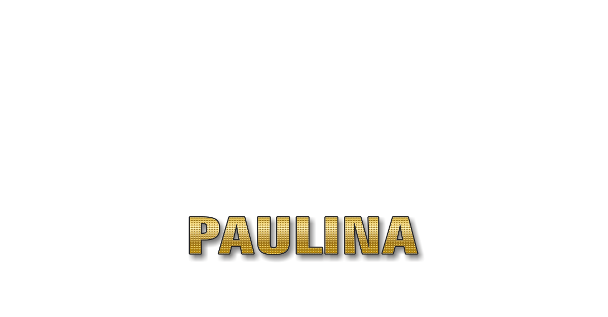 Happy Birthday Paulina Personalized Card for celebrating