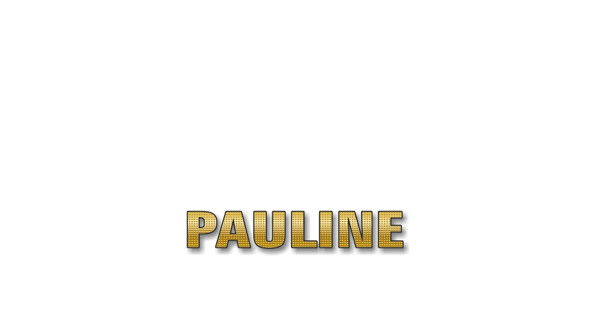 Happy Birthday Pauline Personalized Card for celebrating