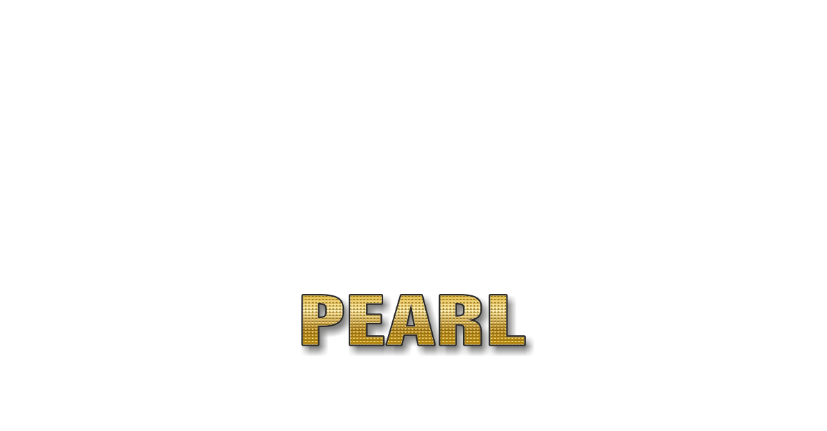 Happy Birthday Pearl Personalized Card for celebrating