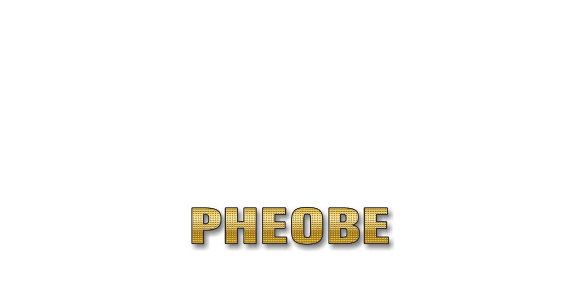 Happy Birthday Pheobe Personalized Card for celebrating