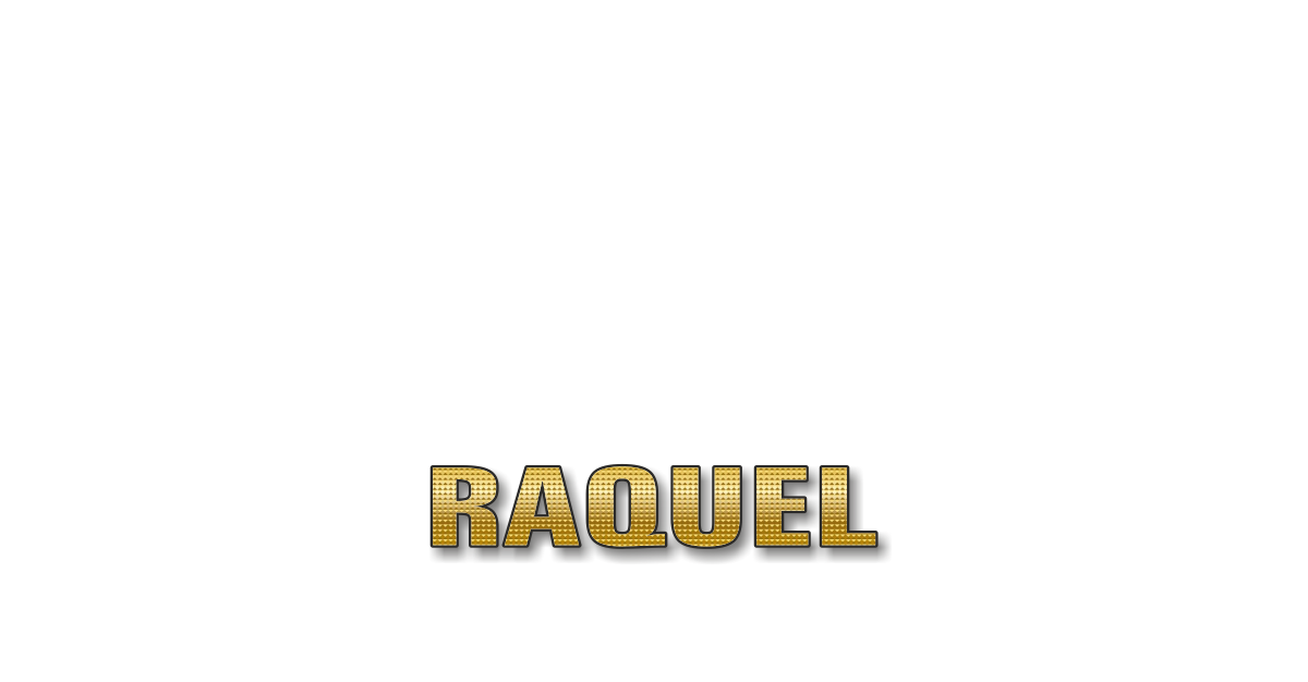 Happy Birthday Raquel Personalized Card for celebrating