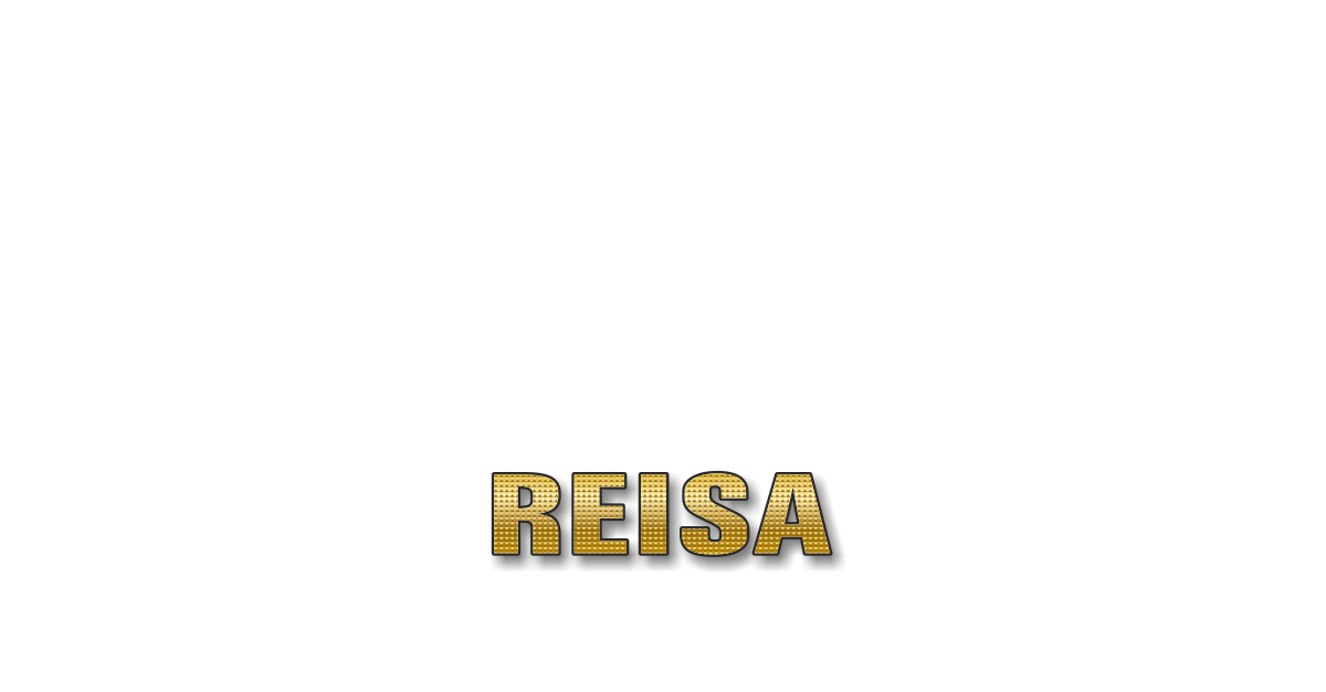 Happy Birthday Reisa Personalized Card for celebrating