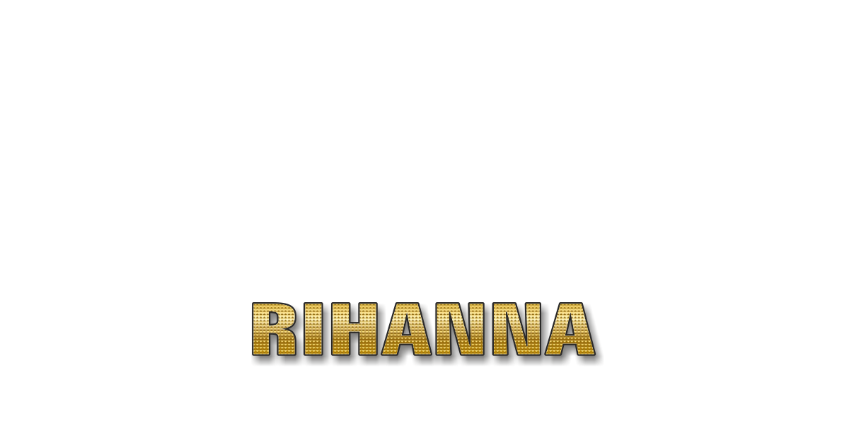 Happy Birthday Rihanna Personalized Card for celebrating
