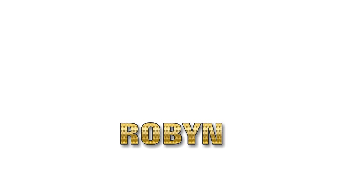 Happy Birthday Robyn Personalized Card for celebrating