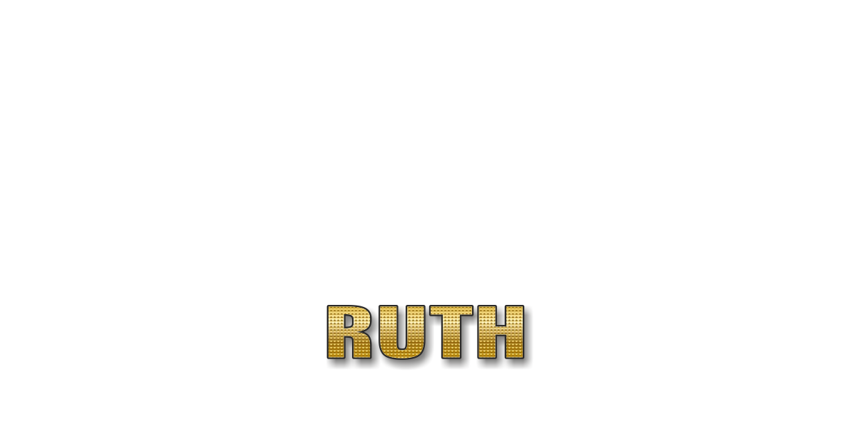 Happy Birthday Ruth Personalized Card for celebrating
