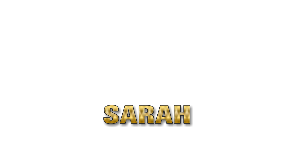 Happy Birthday Sarah Personalized Card for celebrating