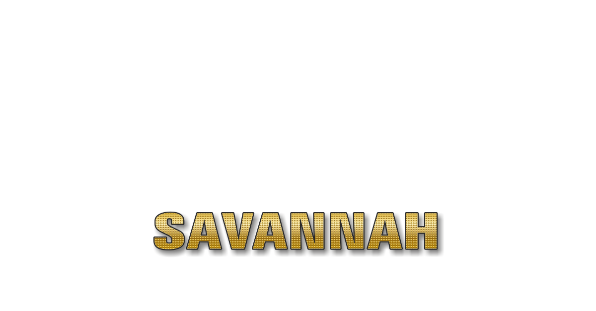 Happy Birthday Savannah Personalized Card for celebrating