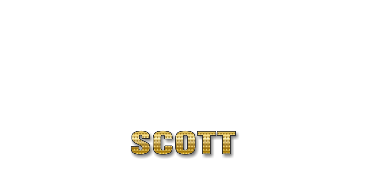 Happy Birthday Scott Personalized Card for celebrating