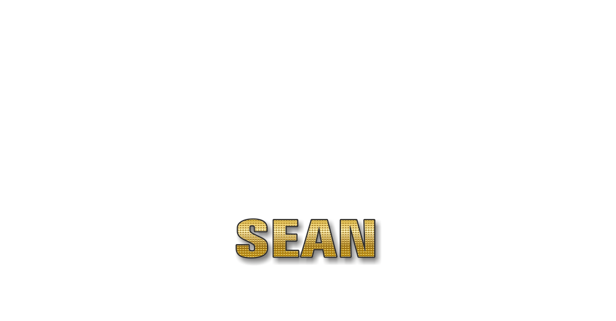 Happy Birthday Sean Personalized Card for celebrating