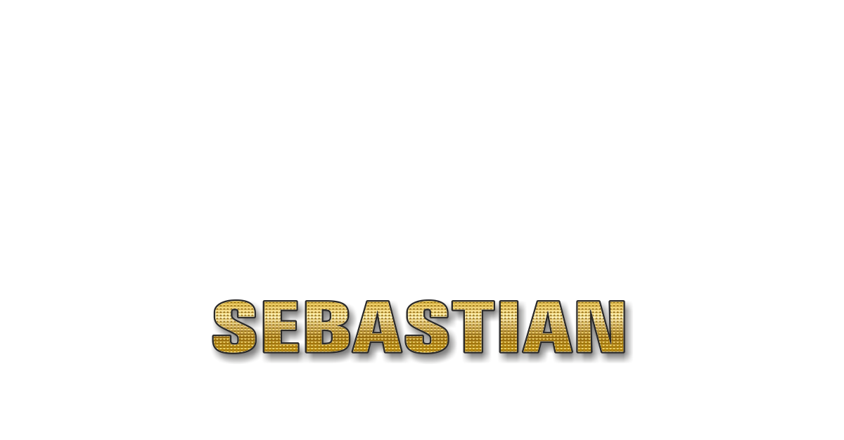 Happy Birthday Sebastian Personalized Card for celebrating