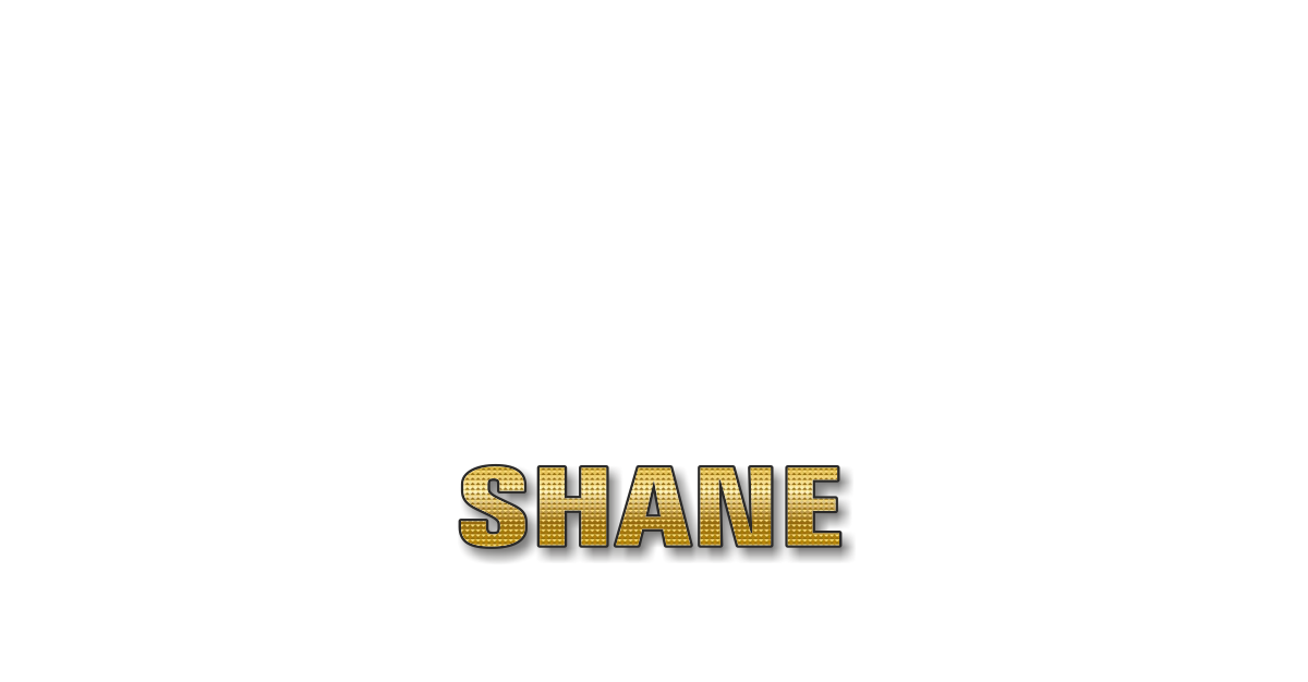 Happy Birthday Shane Personalized Card for celebrating