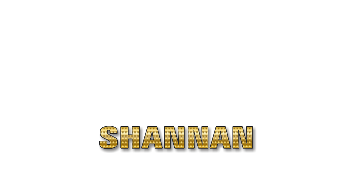 Happy Birthday Shannan Personalized Card for celebrating