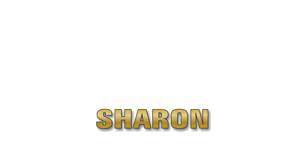 Happy Birthday Sharon Personalized Card for celebrating