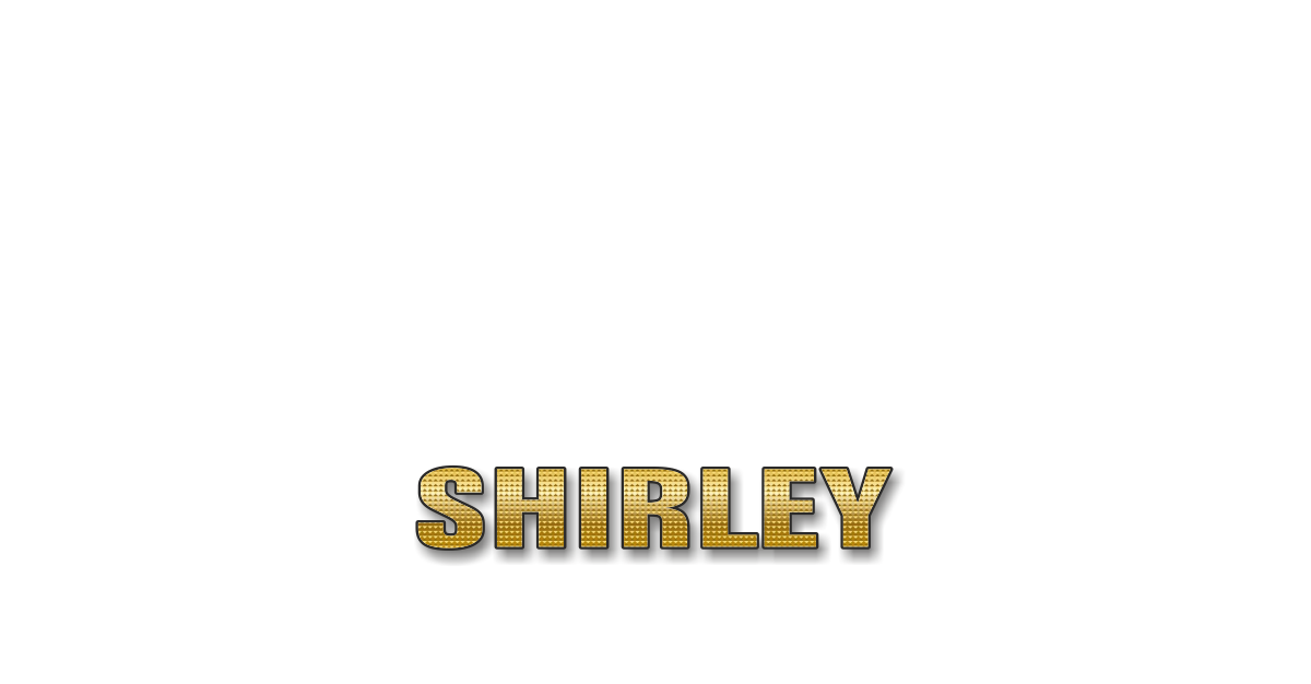Happy Birthday Shirley Personalized Card for celebrating
