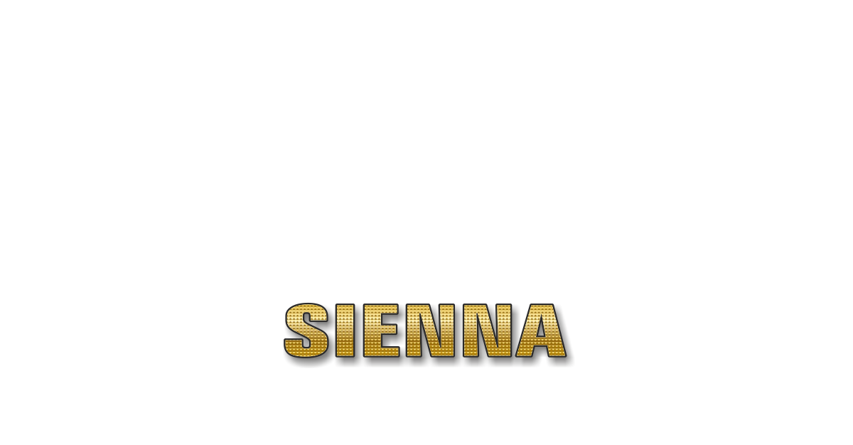 Happy Birthday Sienna Personalized Card for celebrating