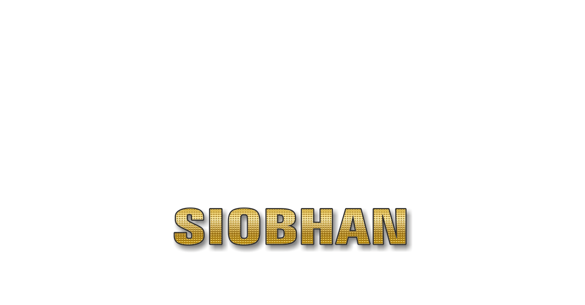 Happy Birthday Siobhan Personalized Card for celebrating