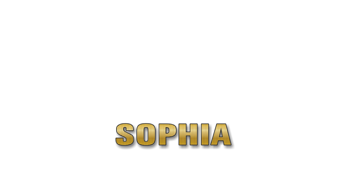 Happy Birthday Sophia Personalized Card for celebrating