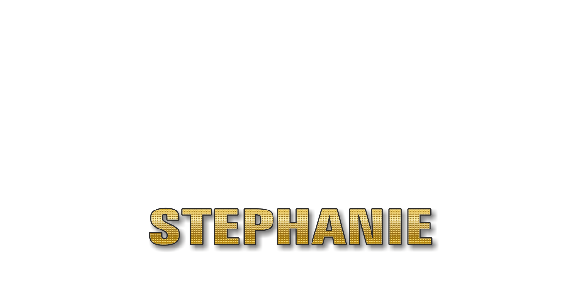 Happy Birthday Stephanie Personalized Card for celebrating