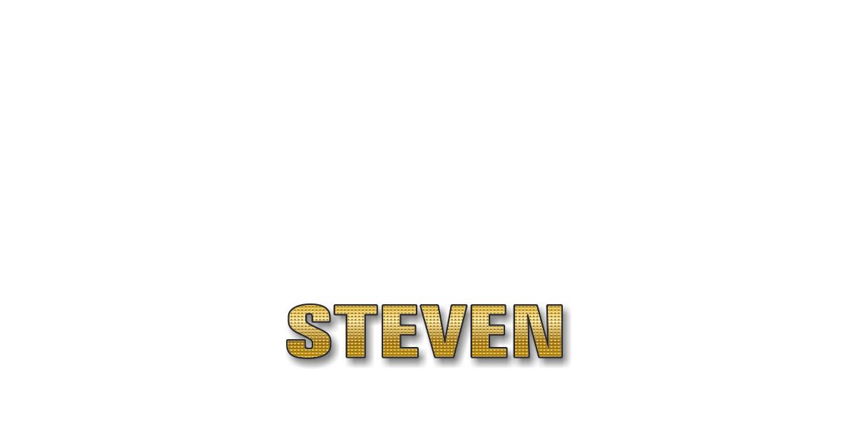 Happy Birthday Steven Personalized Card for celebrating