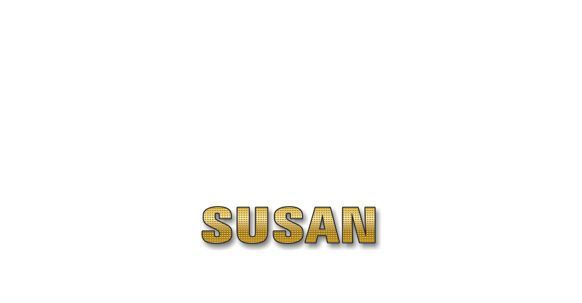 Happy Birthday Susan Personalized Card for celebrating