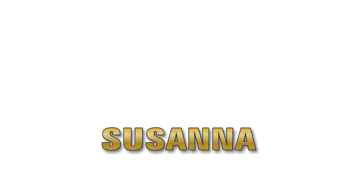 Happy Birthday Susanna Personalized Card for celebrating