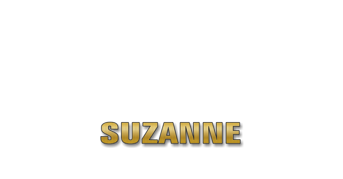 Happy Birthday Suzanne Personalized Card for celebrating