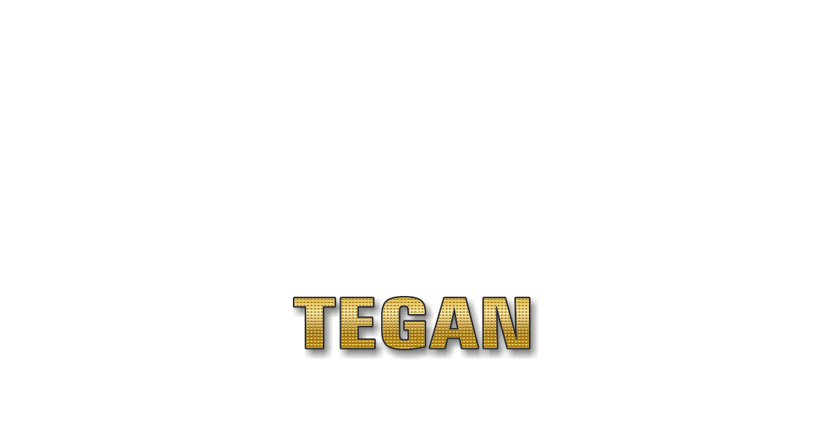 Happy Birthday Tegan Personalized Card for celebrating
