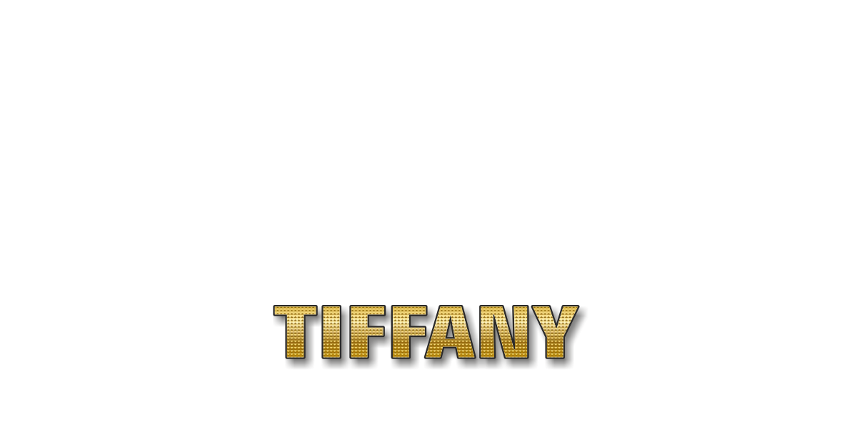 Happy Birthday Tiffany Personalized Card for celebrating