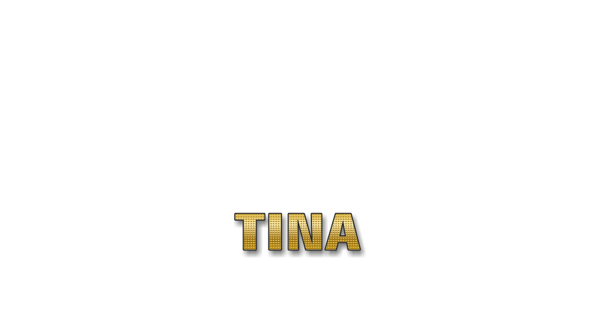 Happy Birthday Tina Personalized Card for celebrating