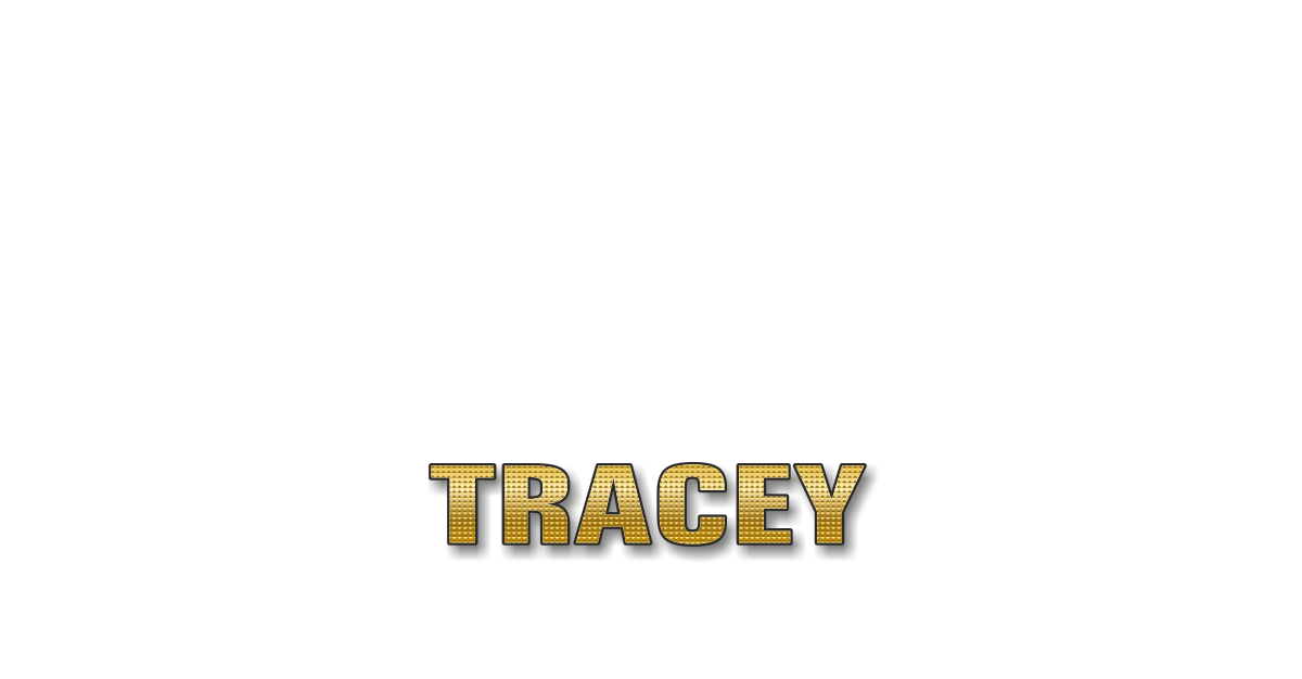Happy Birthday Tracey Personalized Card for celebrating