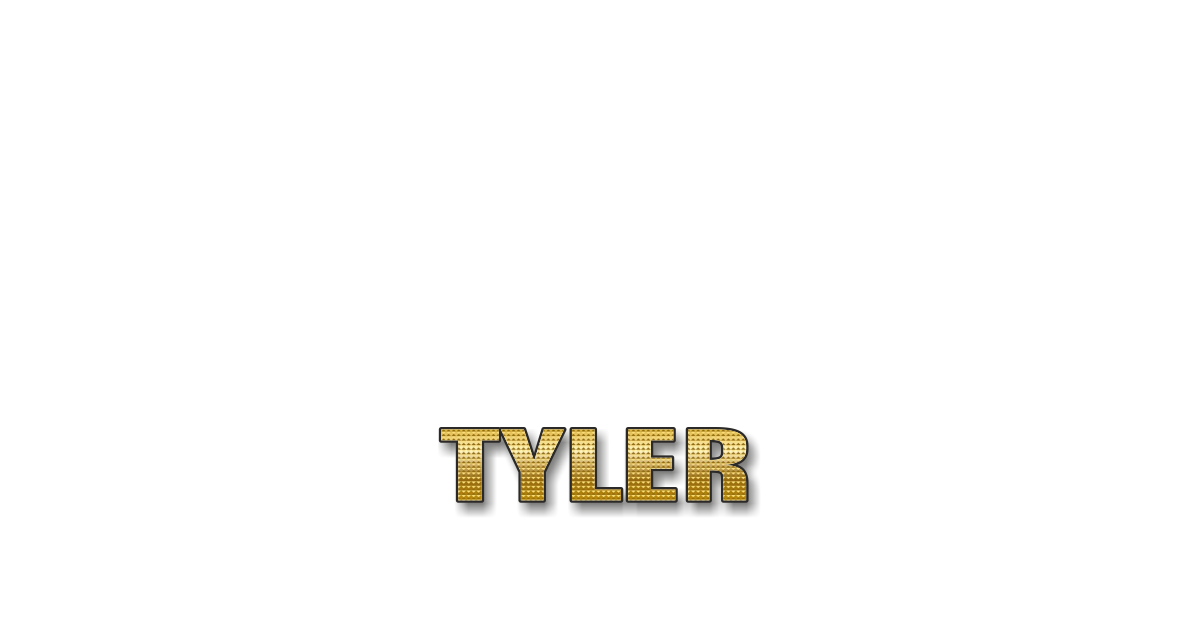 Happy Birthday Tyler Personalized Card for celebrating