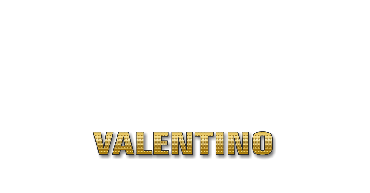 Happy Birthday Valentino Personalized Card for celebrating