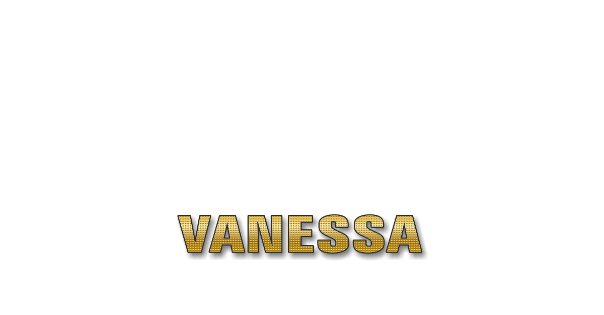 Happy Birthday Vanessa Personalized Card for celebrating