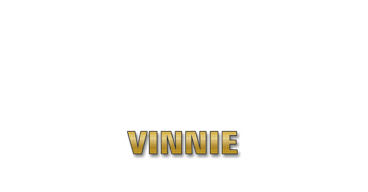Happy Birthday Vinnie Personalized Card for celebrating