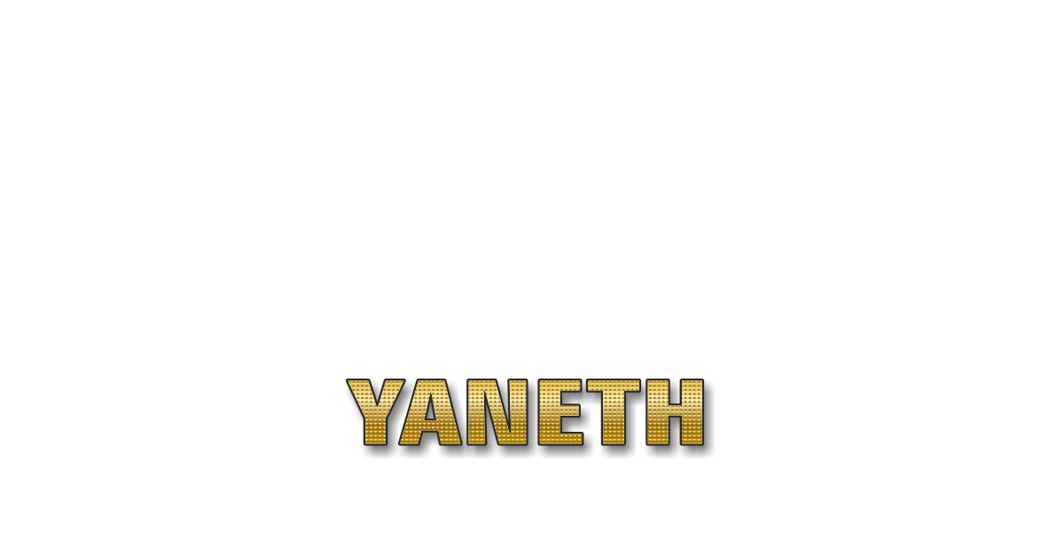 Happy Birthday Yaneth Personalized Card for celebrating