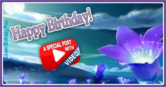 Happy birthday to you video card 1