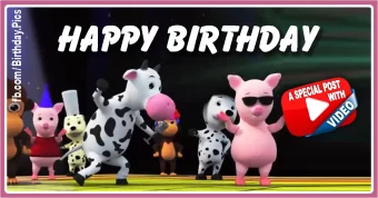 Happy birthday song animals 1