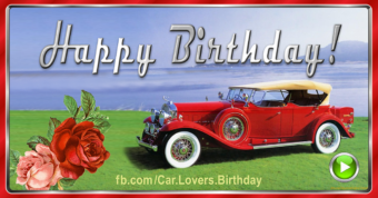 Happy Birthday Wishes for an Antique Car Lover