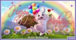 Happy birthday with cute rabbit - 611