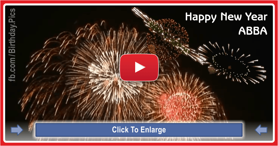Fireworks show - happy new year - Abba - 0017a