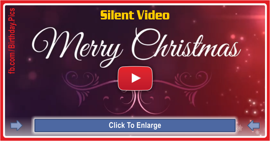 Merry Christmas silent video - 1-0021a