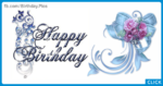Happy Birthday Card with Pink Roses - 0034