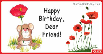 Happy Birthday Wishes for Dear Friend