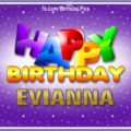 Happy Birthday Evianna