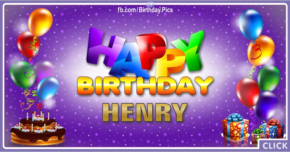 Happy Birthday Henry - 2
