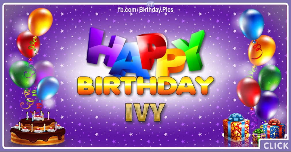 Happy Birthday Ivy - 2