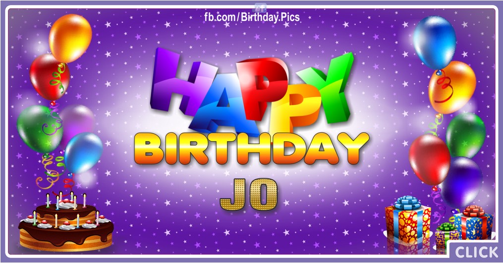 Happy Birthday Jo - 2