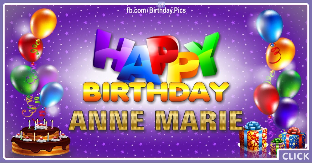 Happy Birthday Anne-Marie - 2